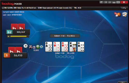Bodog Poker Screen shot